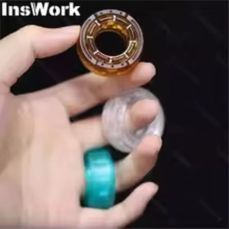 Kaas Thema Workshop Energie Ring Blind Box EDC Monteur Moersleutel Ratelsegment Stress Relief Speelgoed Fidget Spinner