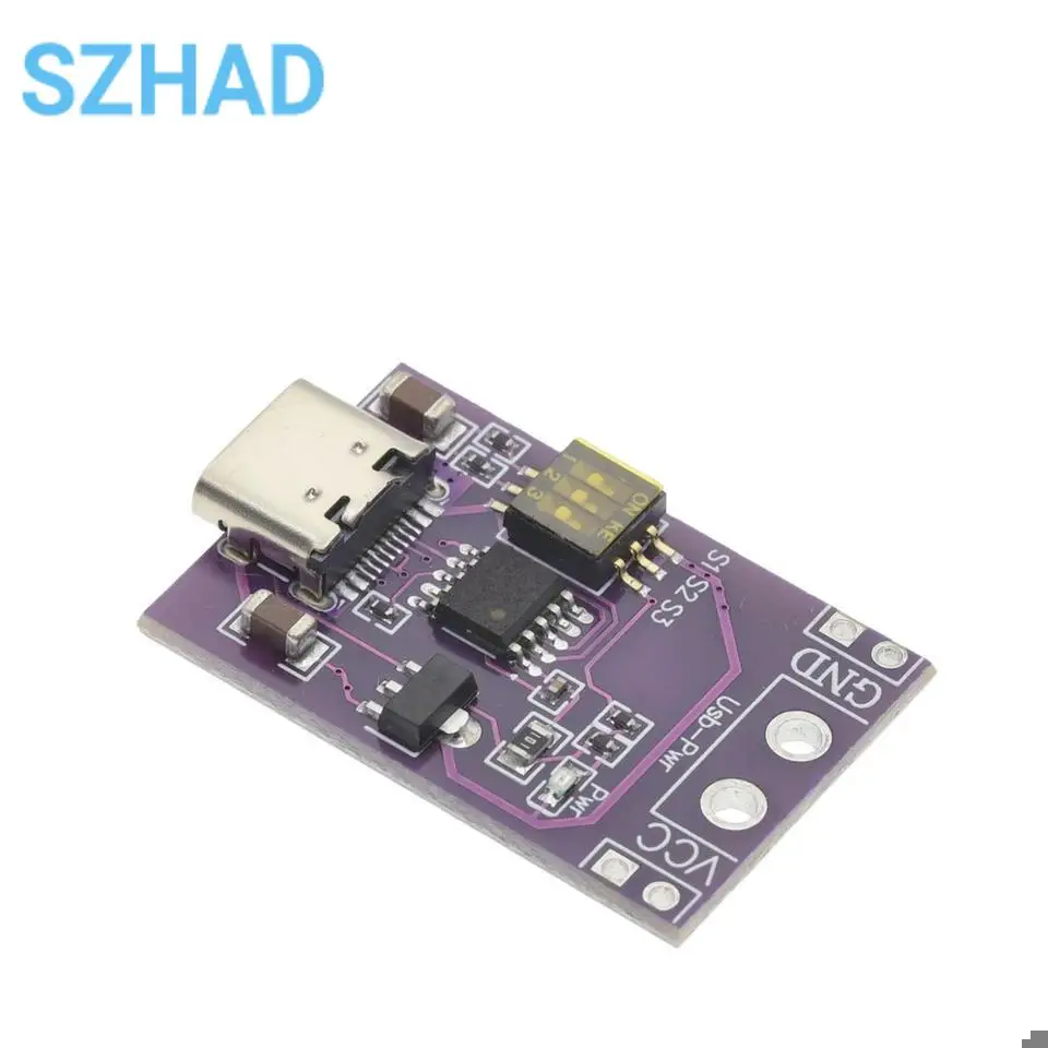 Type-C QC AFC PD2.0 PD3.0 To DC Spoof Scam Fast Charge Trigger Polling Detector USB-PD Notebook Power Supply Change Board Module