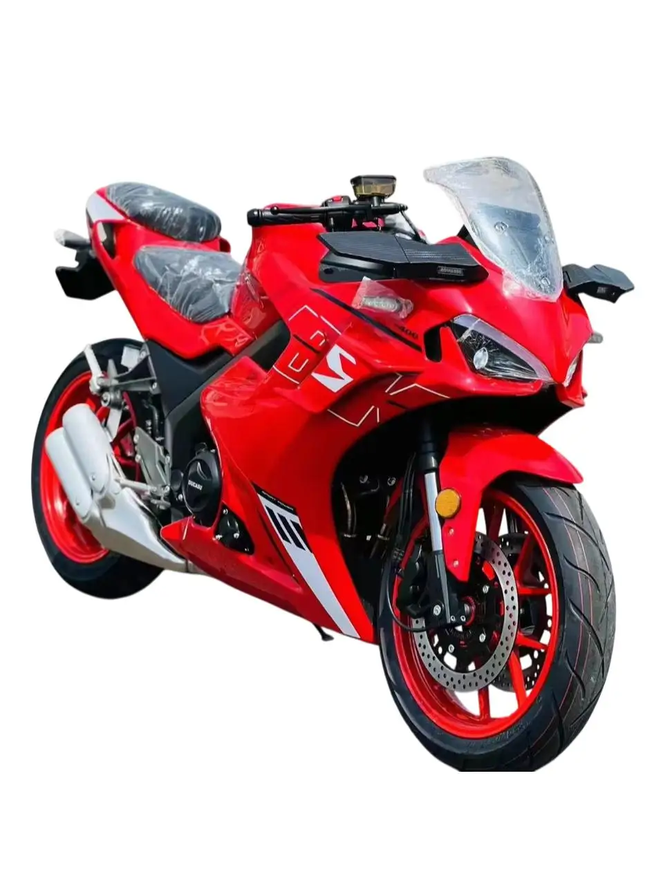 AliExpress ZHUOHE New  400cc 72v Electric 4-Stroke V-Twin Racing Motorcycle Off-Road Sports Dirt Bike Disc Brake Air Cooled