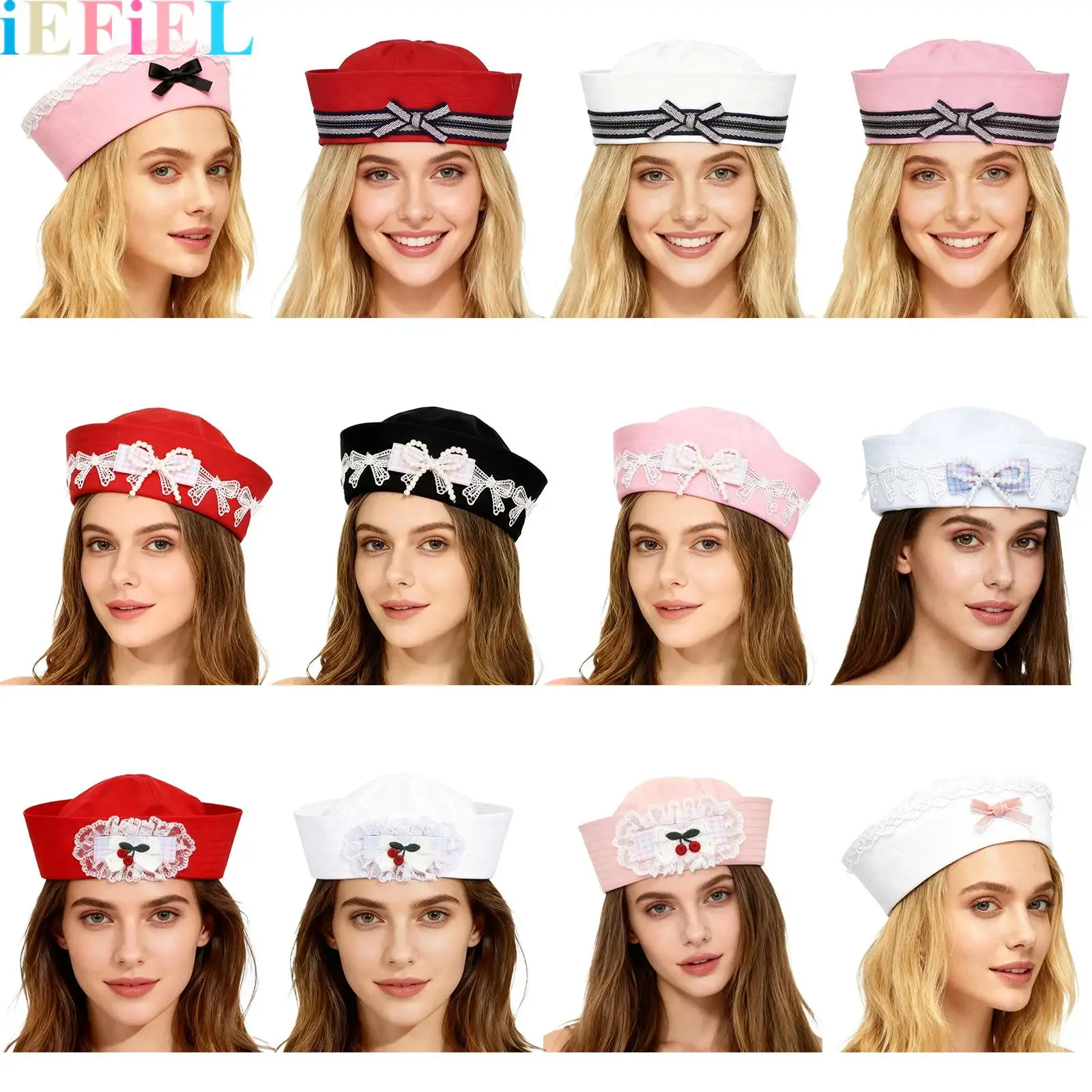 

Cute Hat Sailors Hats Marine Breathable Comfortable Hats for Girls Women Parties And Celebration