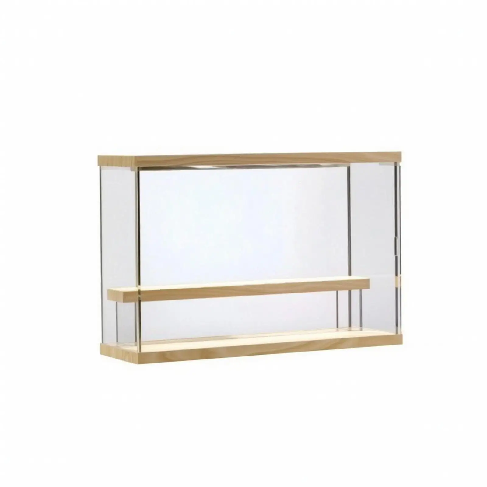 Clear Acrylic Display Case with Dustproof Acrylic Display Case with Transparent for Collectors, Hobbyists, Study, Desk, Bedroom