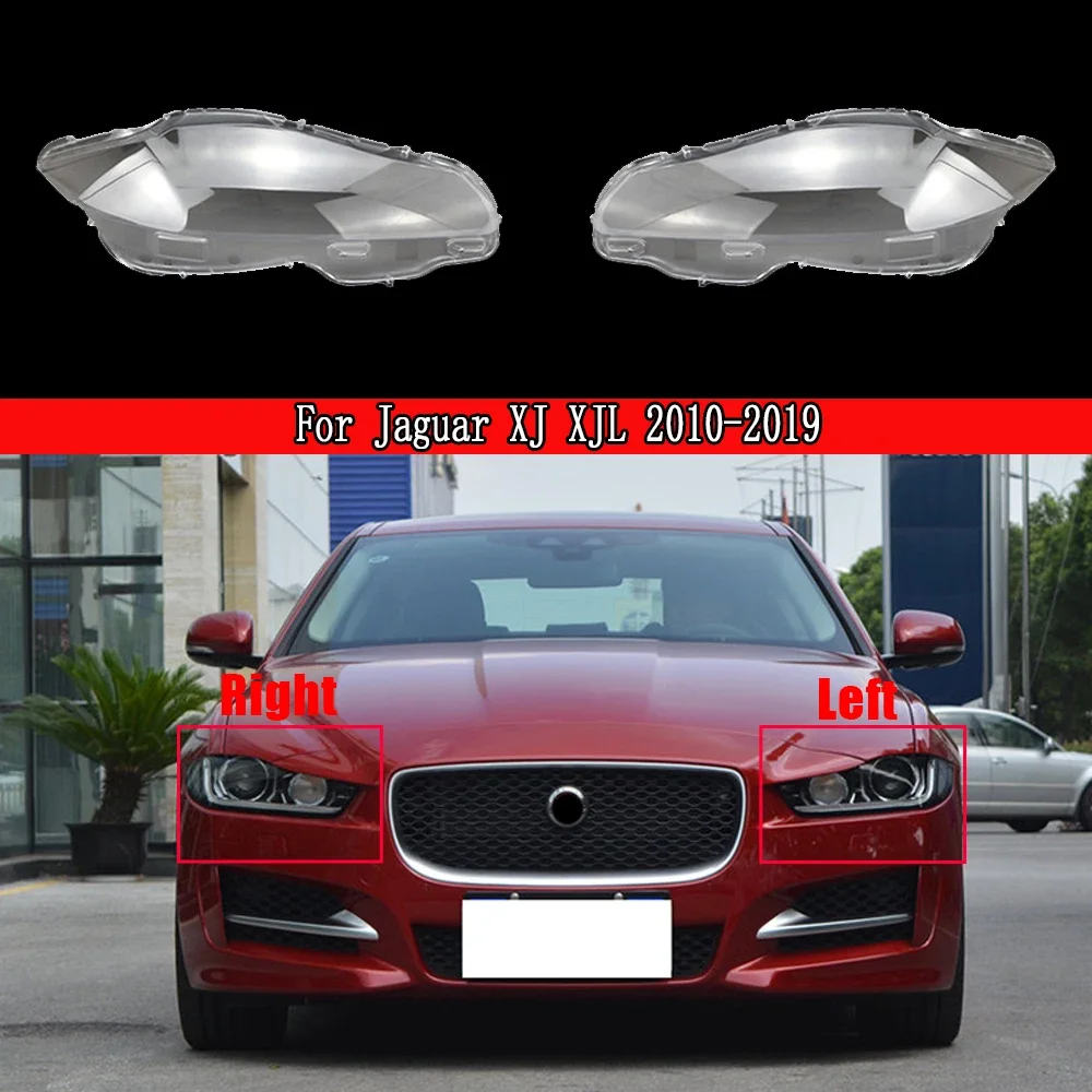 

Для Jaguar XJ XJL 2010 ~ 2019 прозрачный абажур для фар из плексигласа, замена оригинальной крышки объектива