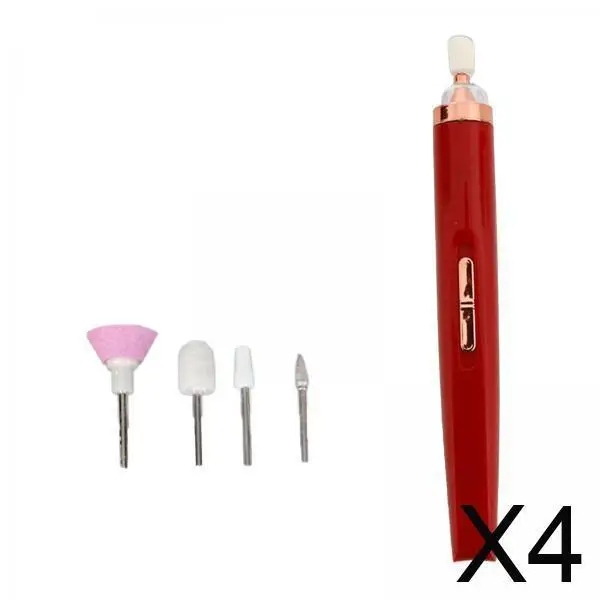 

Mini Electric Nail Drill with LED Lighting and Adjustable Speed for Fingernail Toenail Polishing