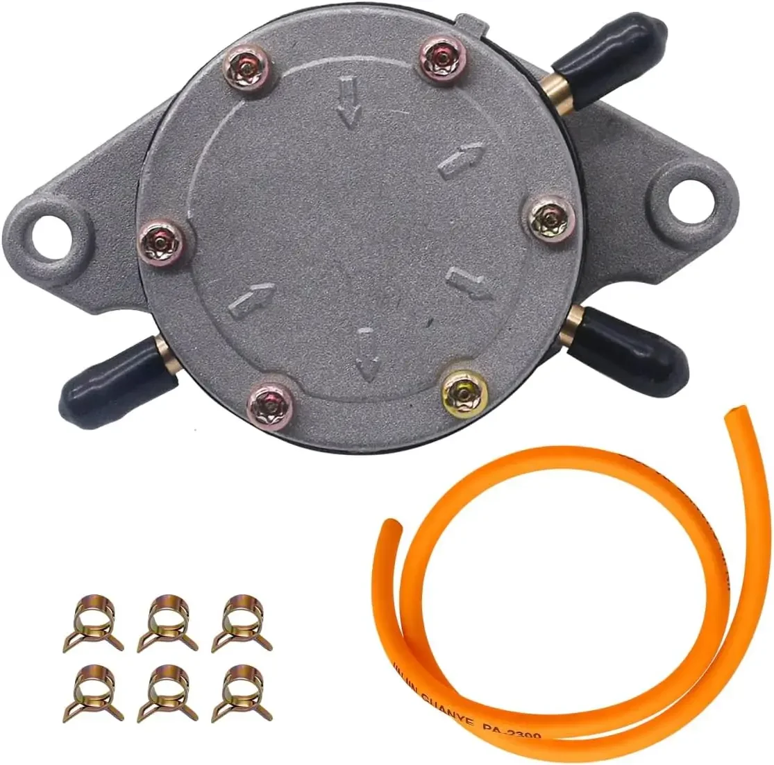 14-2221 Gas Fuel Pump Fits for Mikuni DF52-176 42-5310 Dual Outlet Fuel Pump For Snowmobiles & Watercraft