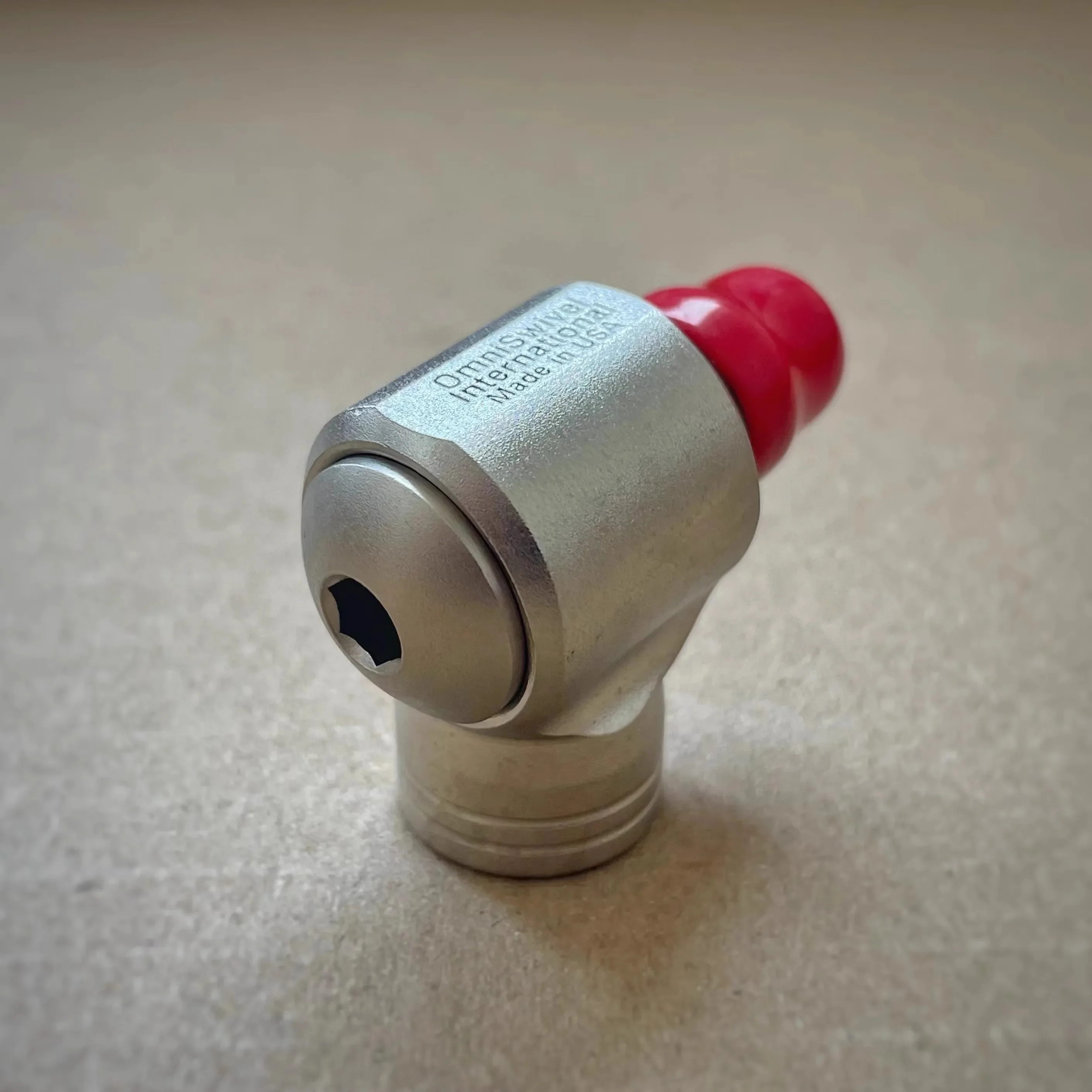 PS-HP-1 7/16 98 degrees, submersible regulator, first stage head, high pressure, corner interface