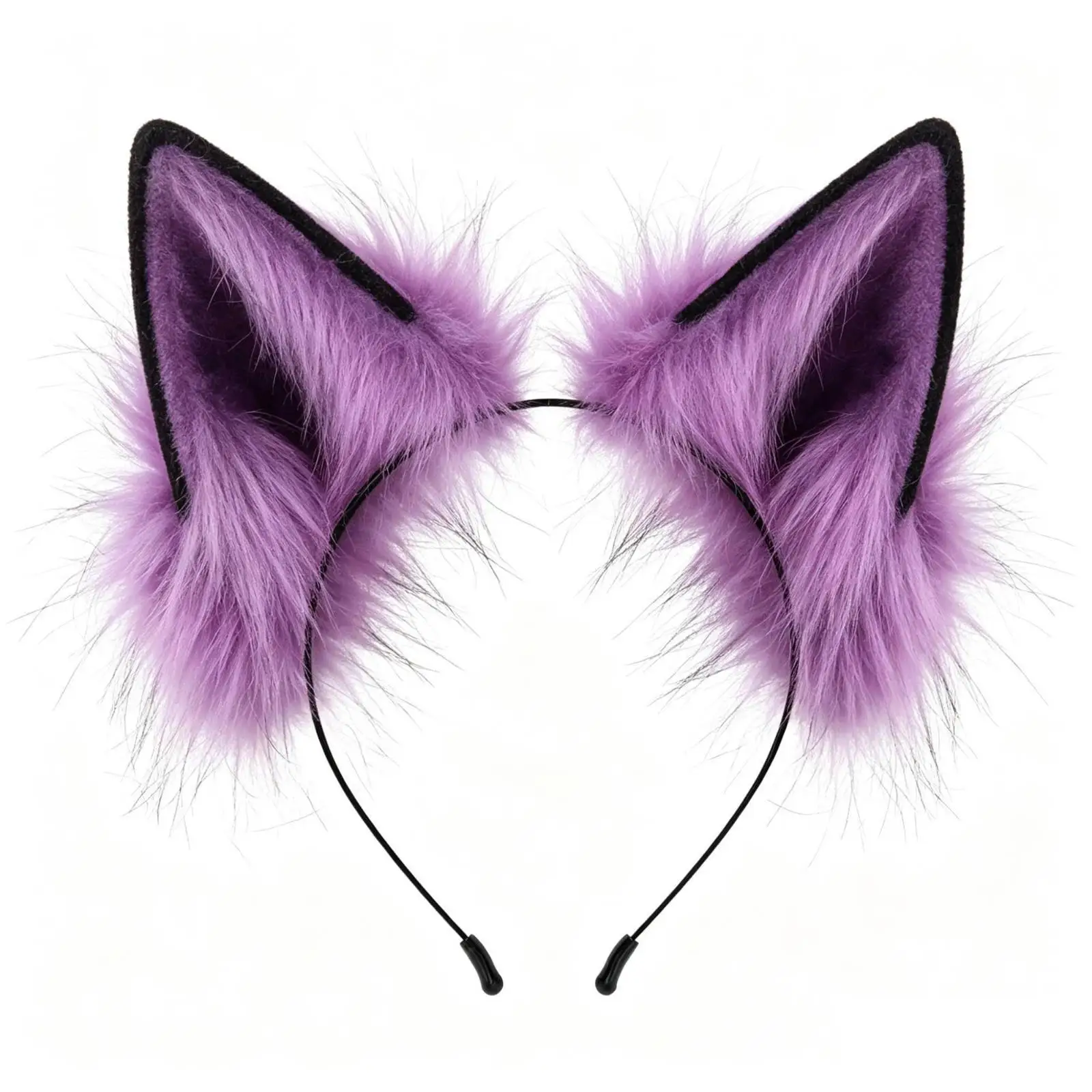 Adjustable Furry Ear Headpiece for Party Props and Stage Performance with Realistic Animal Look Design