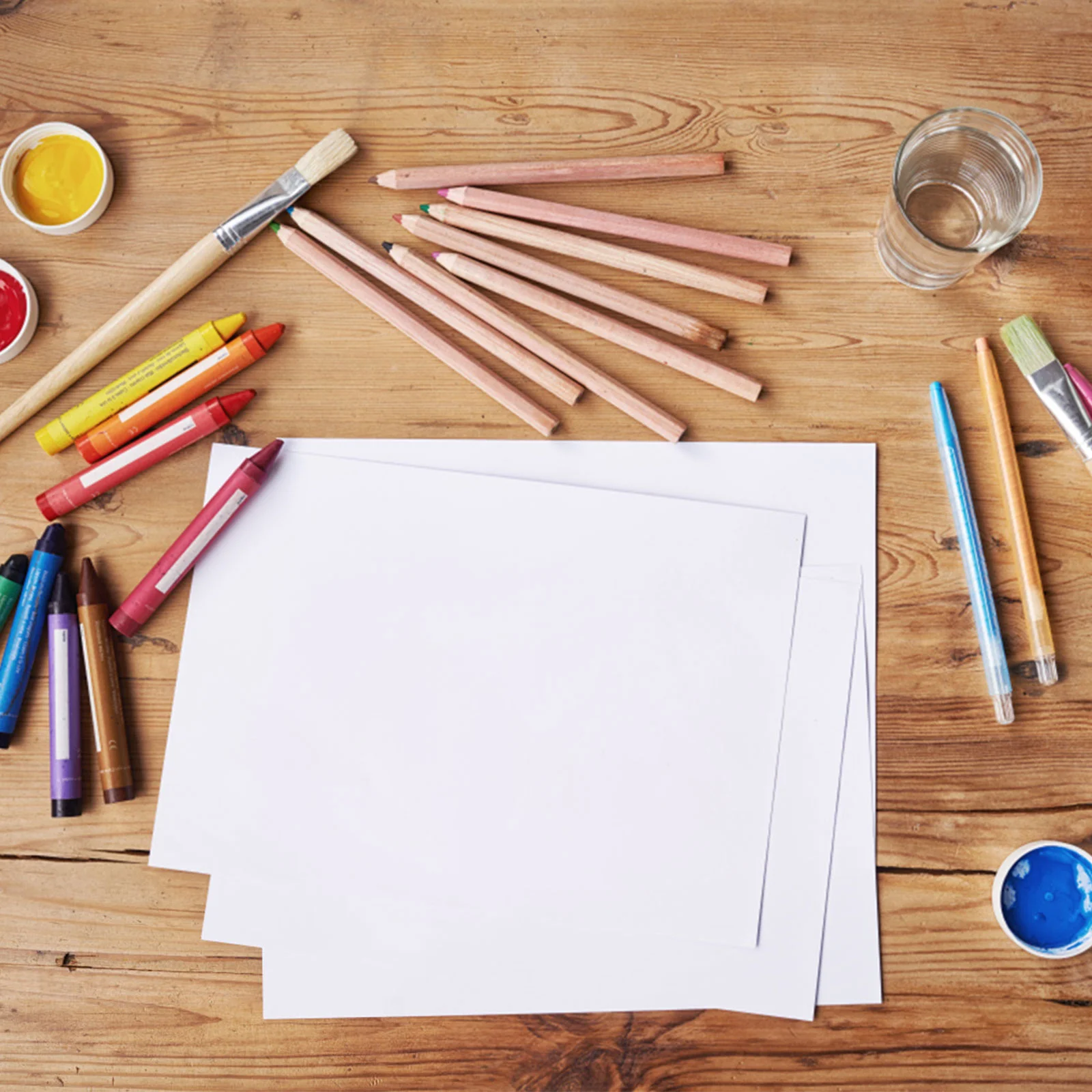 100 pezzi di carta da disegno A4 per artisti, carte da pittura, materiale scolastico per acquerello, quaderno per schizzi, schizzi addensati