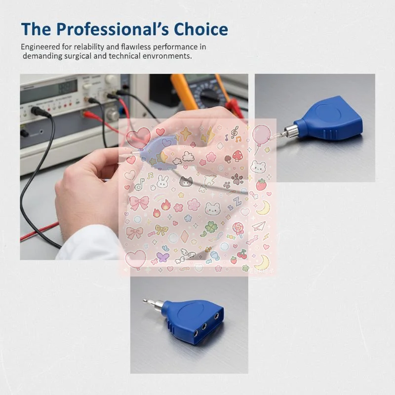 5.0mm To 4.0mm Electrosurgical Pencil Adapter Converter, High Frequency Surgical Tool Accessories