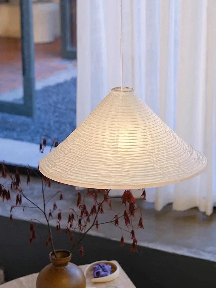 Rice Paper Dining Table Light Japanese Pendant Lamp Living Room Bedroom Chandeliers Home Decoration