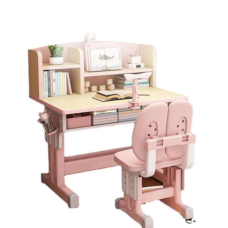 Student painting Table Dining Computer Toddler Desk Table Pink Study Plastic toddler Ordenador Mesa De Estudio Children Office