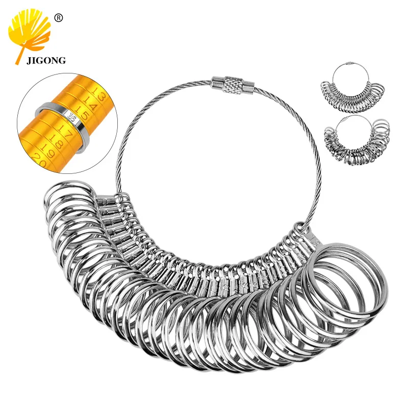 Metal ring size measurement measuring number device finger circumference