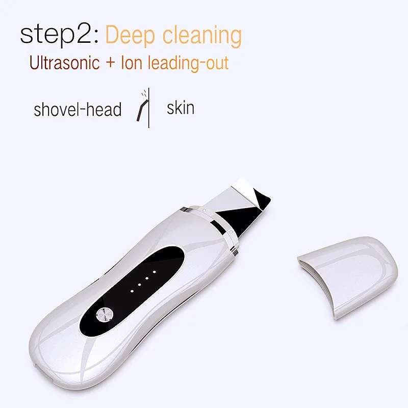 Electric Facial Beauty Device, Ultrasonic Blackhead Removal, High Frequency Vibration, Deep Cleansing, ESM, Face Care USB ML-050