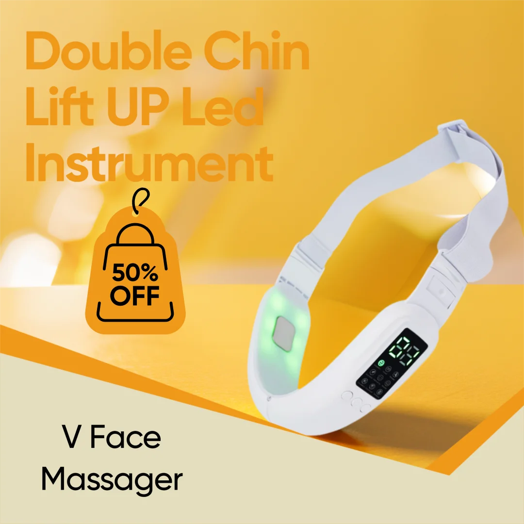 جهاز تدليك الوجه على شكل حرف V EMS ذقن مزدوج يرفع أداة Led لرفع وثبات البشرة المحمولة استمتع بمنتجعات الصحية لشد الوجه في أي وقت وفي أي مكان #1
