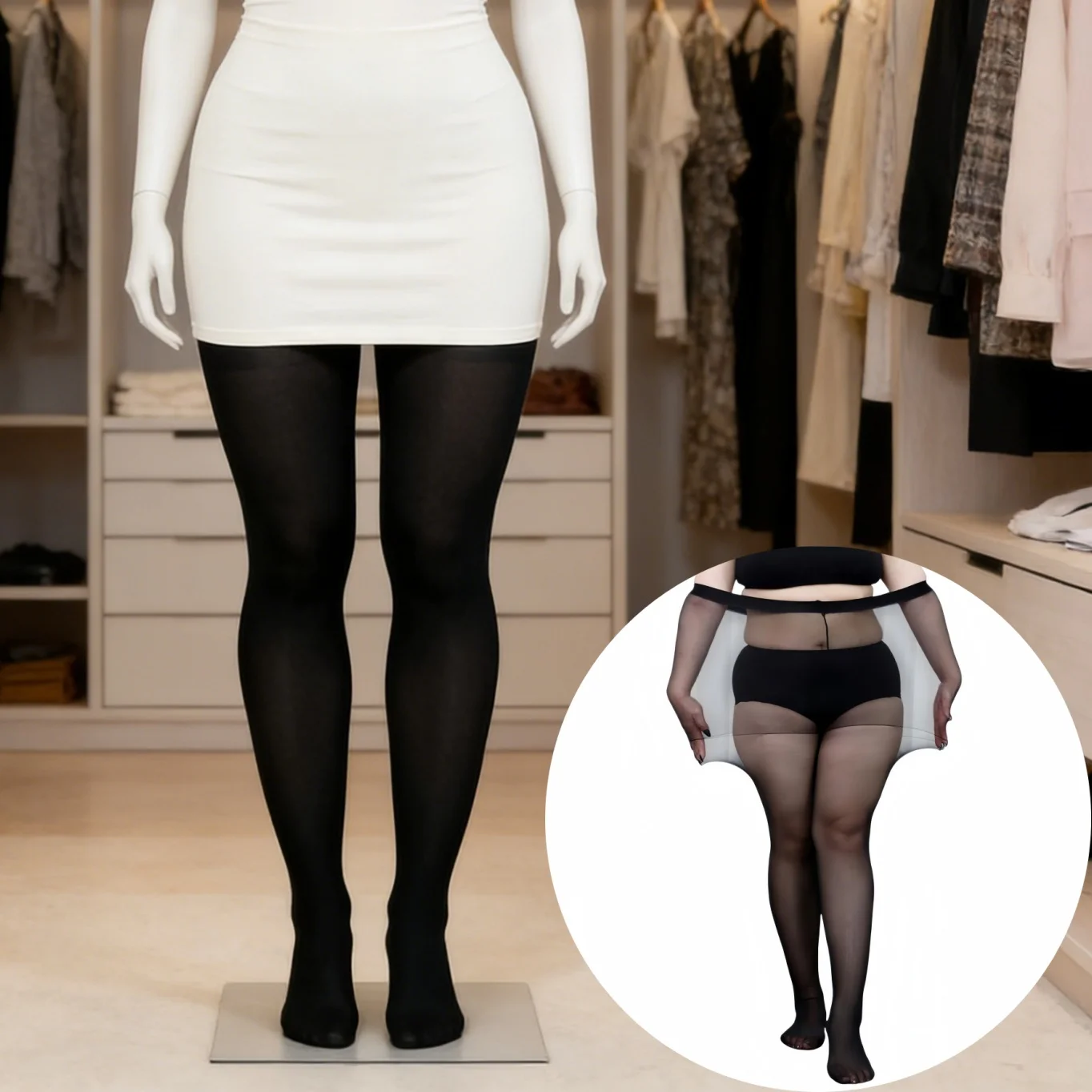 plus size Women Oversize Stretchy Tights Black Breathable High Waist Pantyhose 3XXXL 2026 NEW summer
