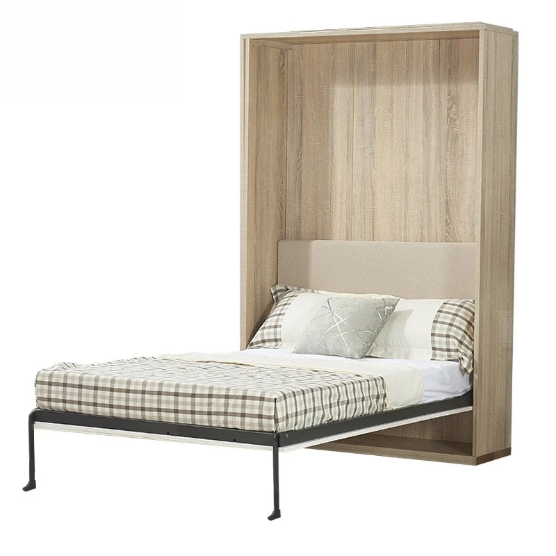 Multifunctional storage folding bed forward rollover, hidden flip bed hardware