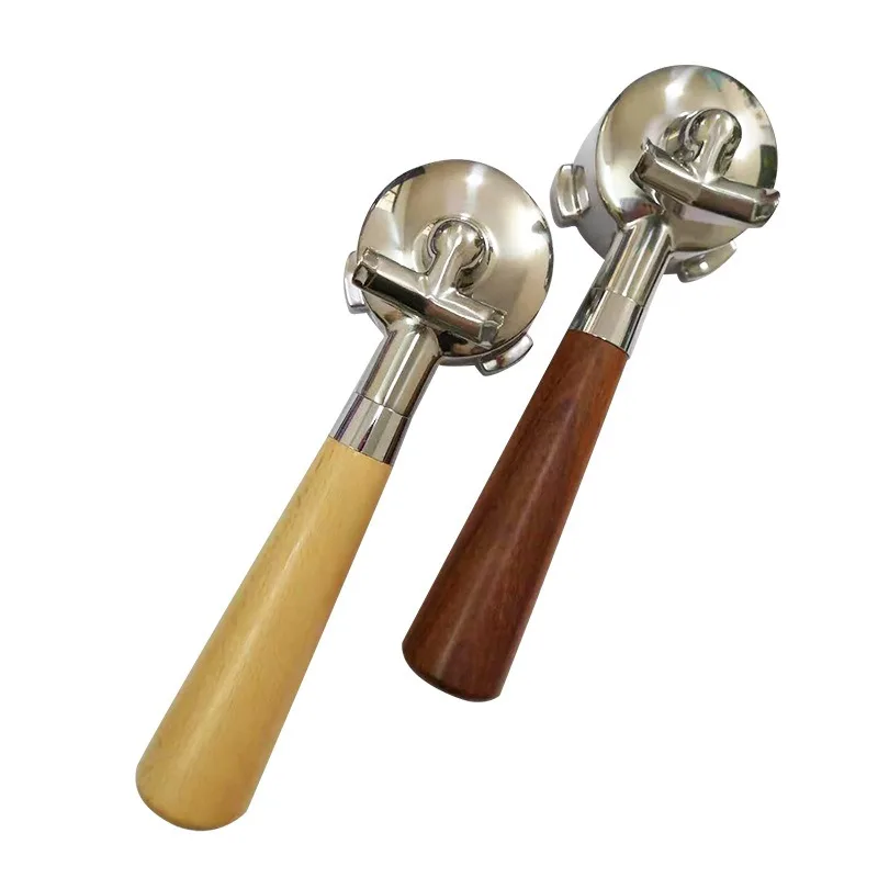 

Coffee Machine Handle Platinum Rich 8 Series 54 Three Ears Bottom Single/Double Mouth Stainless Steel Removable Coffee Funnel