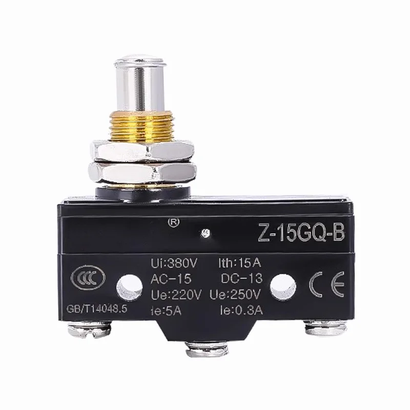 Z-15GQ-B Push Button Plunger Momentary Micro Limit Switch SPDT 16A