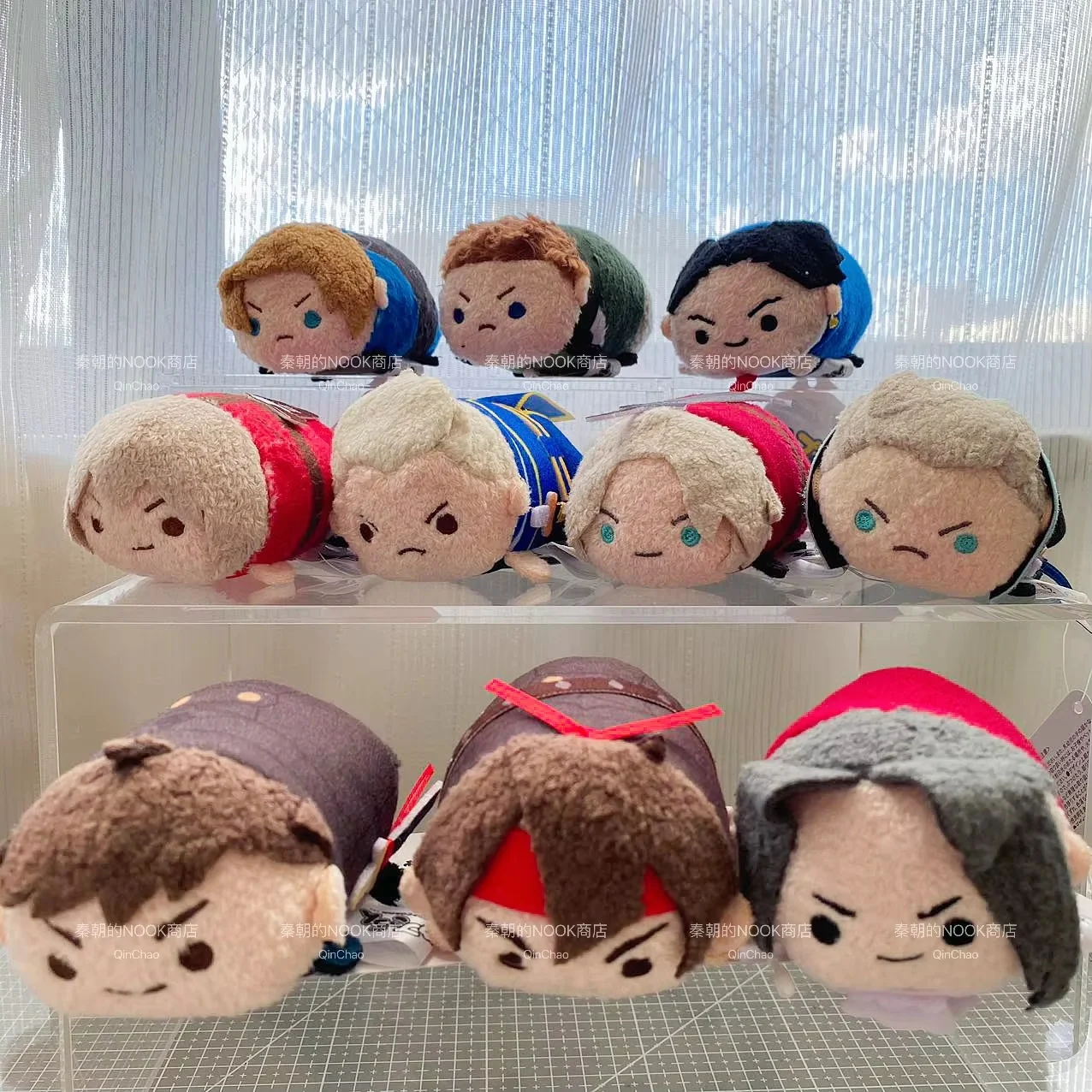 Anime Ace Attorney Kay Franziska Mini Soft Plush Doll Soft Plushie Cute Stuffed Toys Figures Pillow Cosplay Xmas Gift