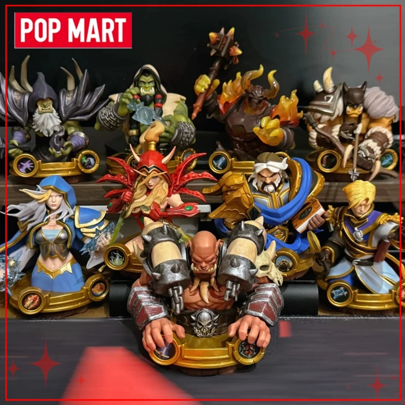 Figura Coleccionable Original POPMART Hearthstone Serie Tavern Legend en Caja Sorpresa, Juguete Decorativo de Regalo