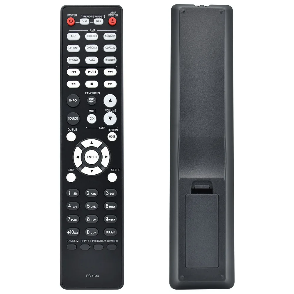 Nuevo control remoto de repuesto RC-1234 para sistema de audio de reproductor de CD Denon DCD-600 PMA-600NE