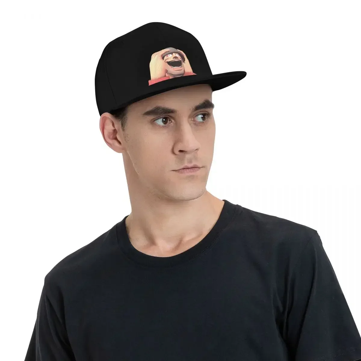 Unisex Baseball Hats Team Fortress 2 TF2 Soldier Gmod Face Crazy Funny Meme RED Streetwear Sports Baseball Caps Cap Casquette