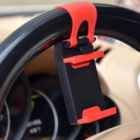 1PCS Universal Car Interior Steering Wheel Clip Phone Holder Mount Creative car phone holder Car Accessories
