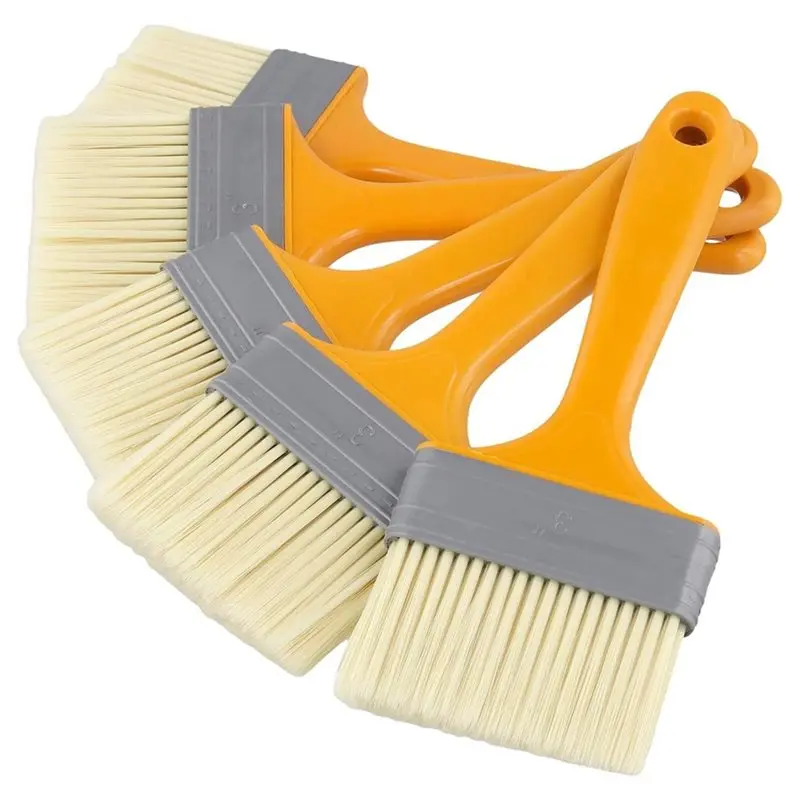 ABGH-50Pcs 3-Inch Bulk Chip Paint Brushes - Ideal For Walls, Touch-Ups, Furniture & DIY Projects With Plastic Handles