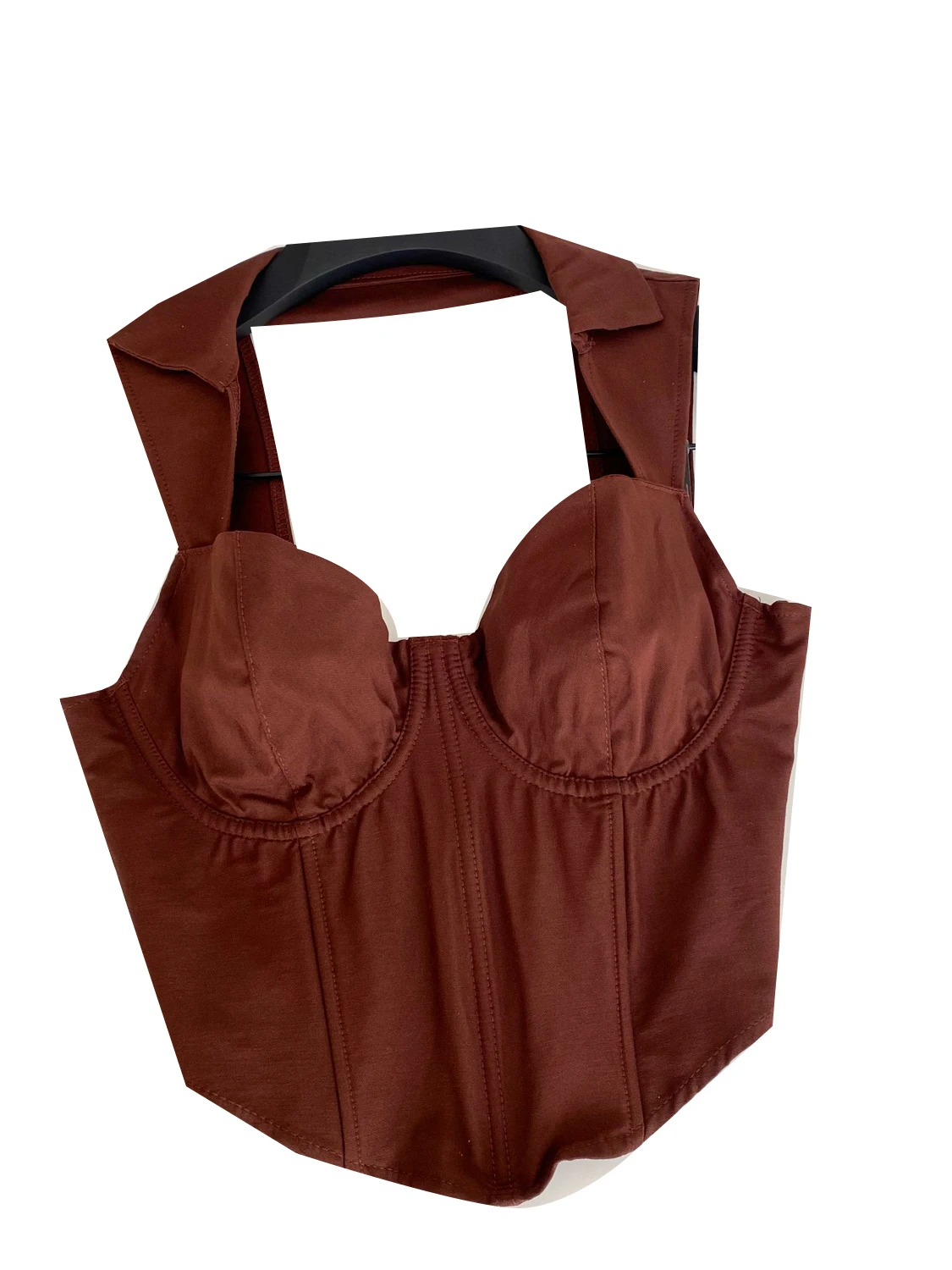 Sexy trendige Damen-Trägerweste Fibone Ne hängendes Röhrenoberteil Svel Sommer Freizeitkleidung Polyesterfaser Mikroelastisch