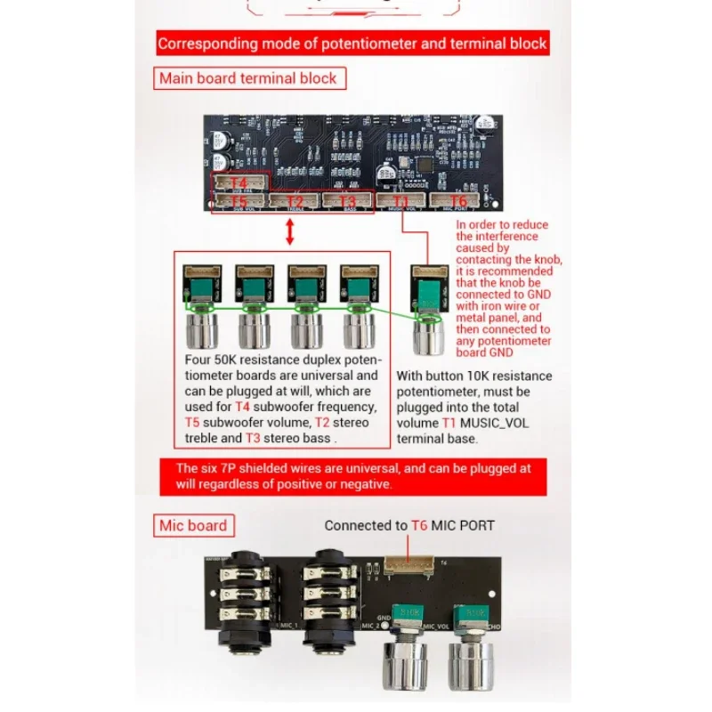 SOTAMIA 2.1 قناة بلوتوث مكبر كهربائي مجلس الصوت 50x2 + 100 واط KTV ميكروفون مكبر للصوت مضخم الصوت Anplificador دي الصوت