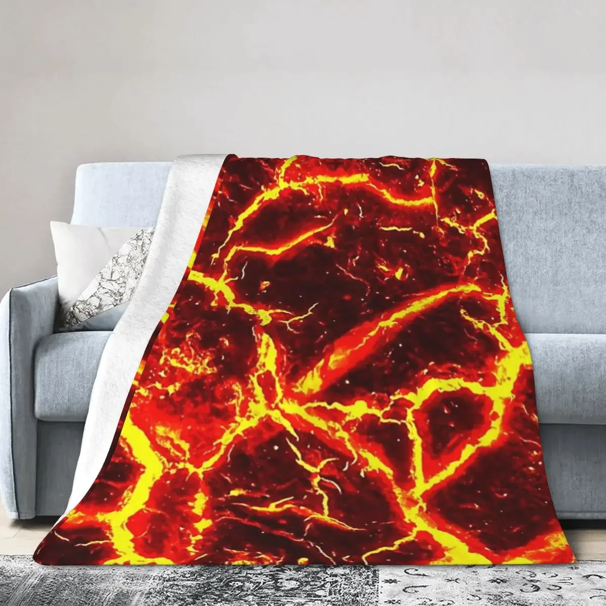 

Lava Blanket Soft Warm Flannel Throw Blanket Plush for Bed Living room Picnic Travel Home Sofa