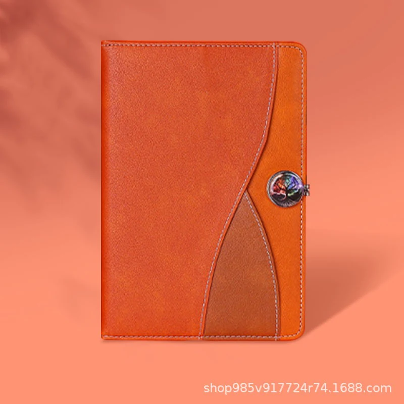 2025customized.Soft PU Leather Colorful Notebook Business Meeting Record Exhibitions Souvenir with Custom Service Sets