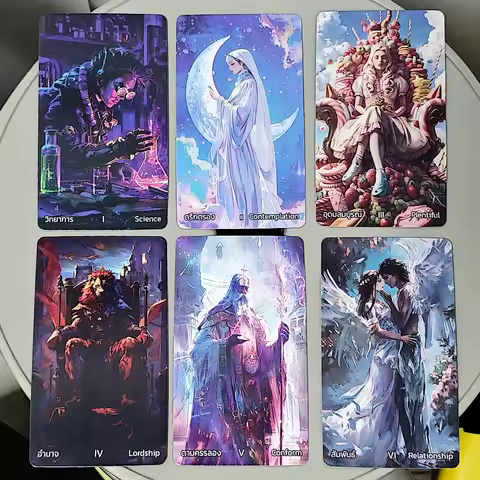 78 Pcs Tarot Cards Fantasy Planet Tarot Deck - 10.3*6cm