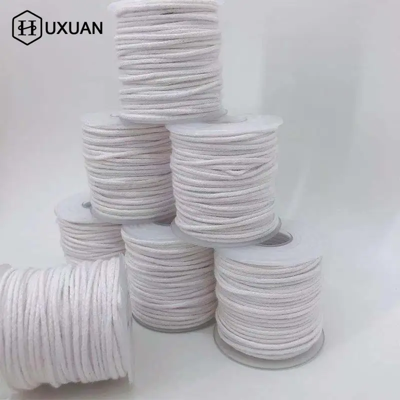 61m Non-Toxic Environmental Spool of Cotton Braid Candle Wicks Wick Core For DIY Oil Lamps Handmade Candle Making Supplies