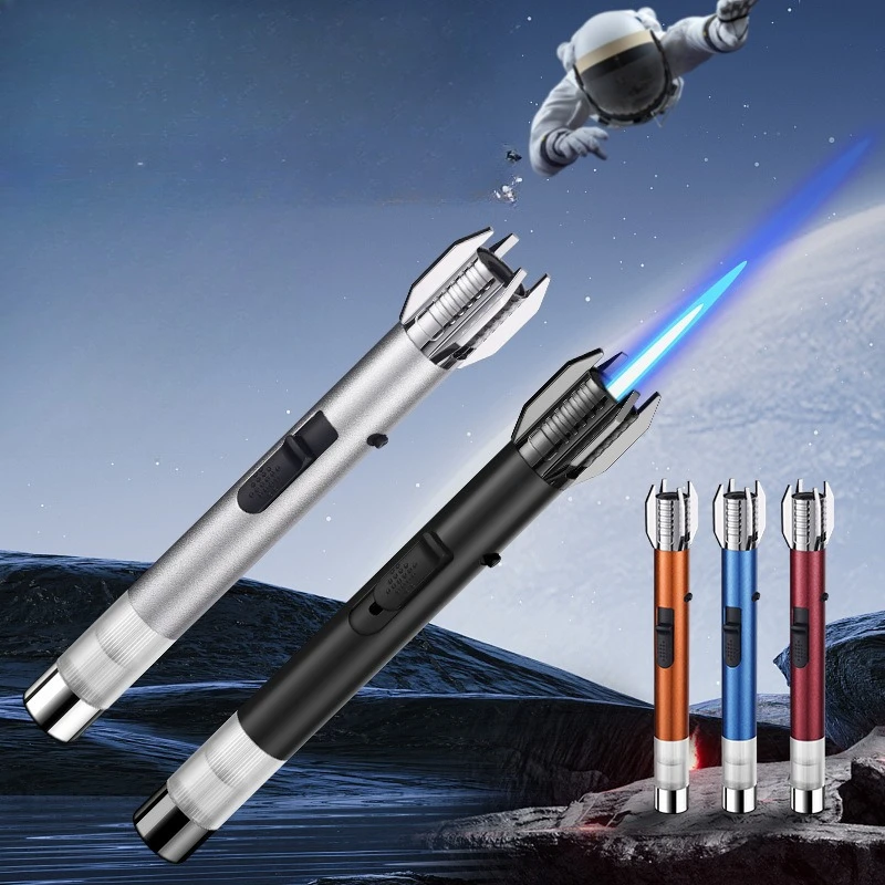 

Creative Windproof Transparent Air Chamber Spray Gun with 360 ° Inverted Ignition Belt and Safety Lock Lighter
