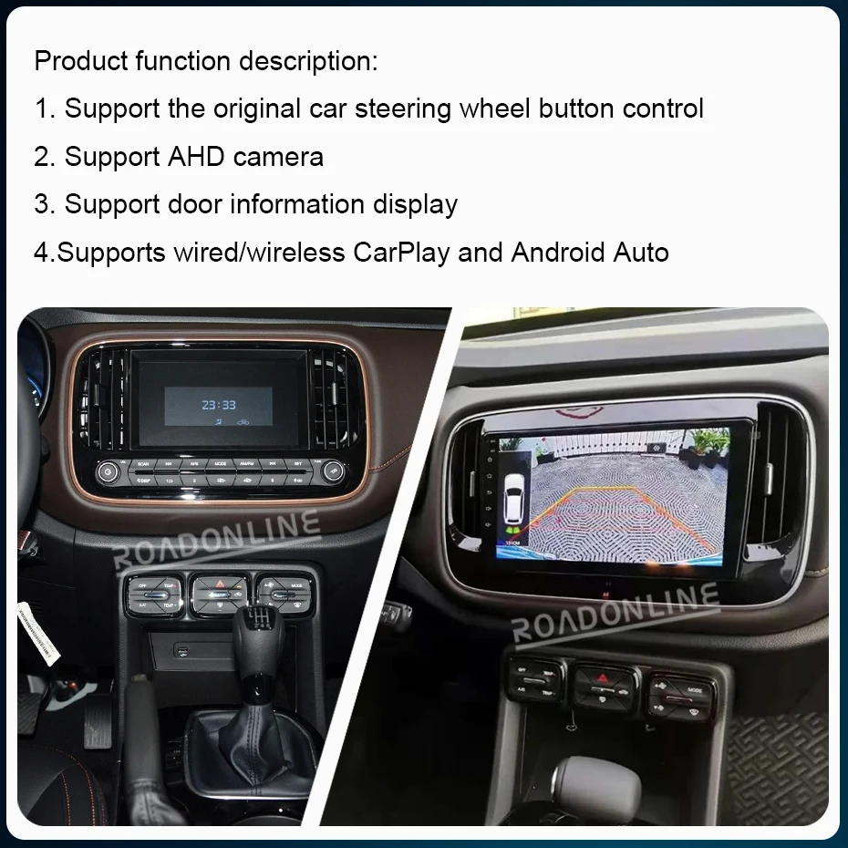 9 Inch For GAC Trumpchi GS3 GE3 2017-2021 Android12 8-Core Car Radio Multimedia Video Player Navigation GPS CarPlay Android Auto