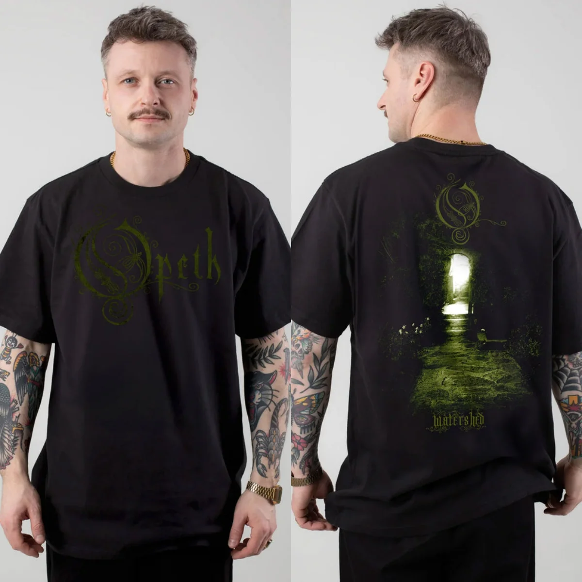 Summer New Opeth Graphic Cotton T-shirt Unisex Summer Short Sleeve Fashion Brand Tee Luxury Casual Vintage Tees
