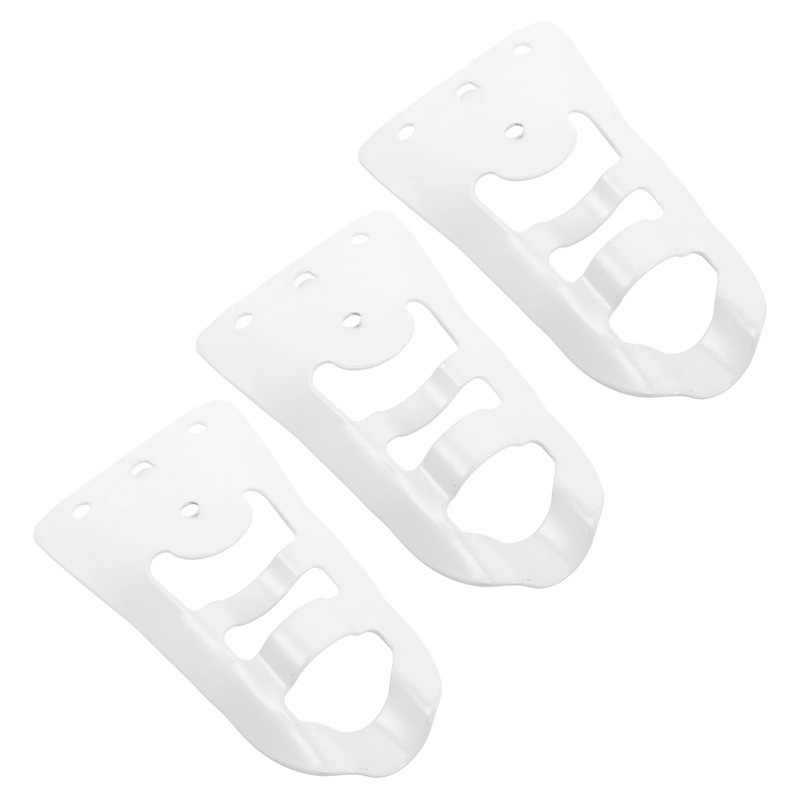 3Pcs Mailbox Post Base Plate Reinforced Metal Flag Pole Holder for Wood Posts Outdoor Mailbox Mounting Post Bracket Accessories