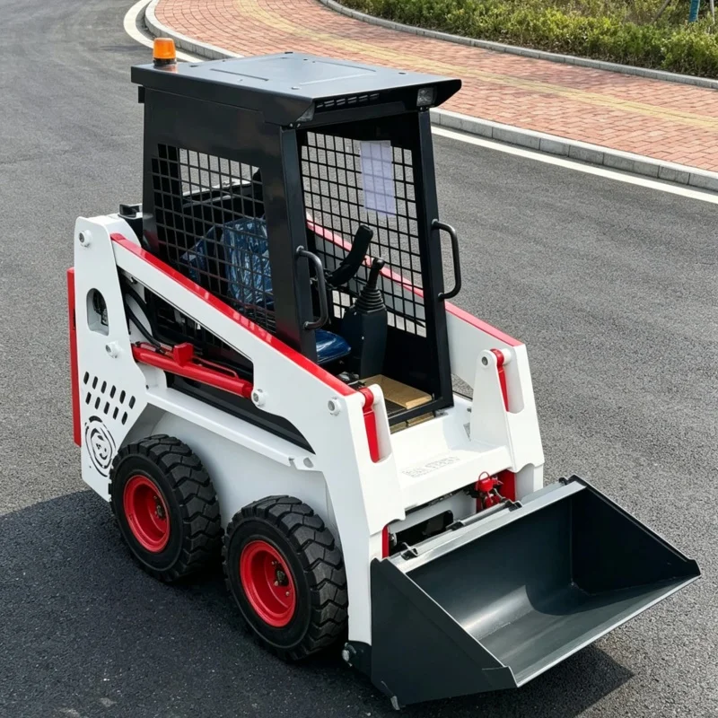 

Customized Skid Steer Shovel Loader, Mini Skid Steer Loader, Multi-functional Loader, Premium Ride-on Skid Steer Loader