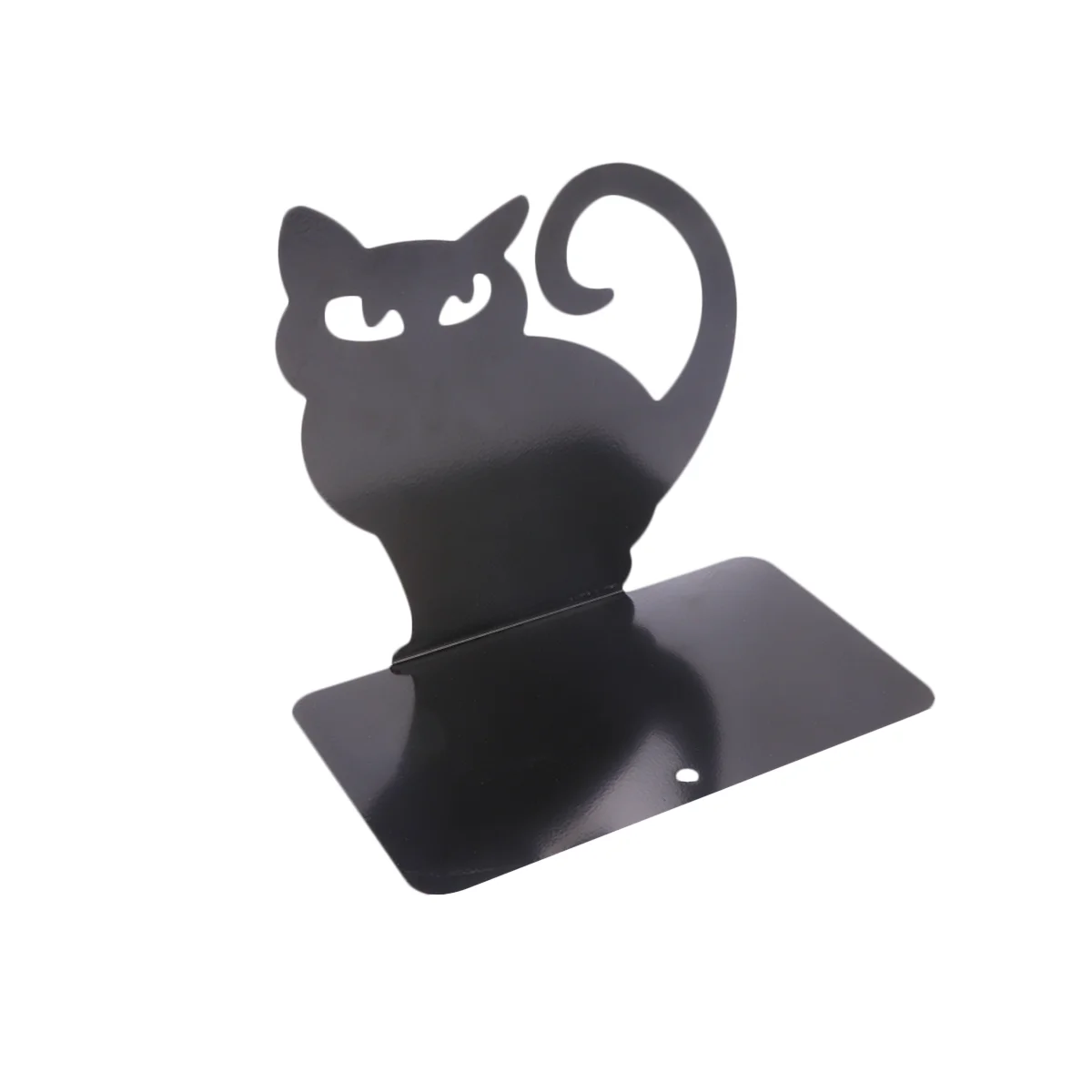 2 Pc Cat Bookend Bookends Frame Support Organizer Library Decor Organiser