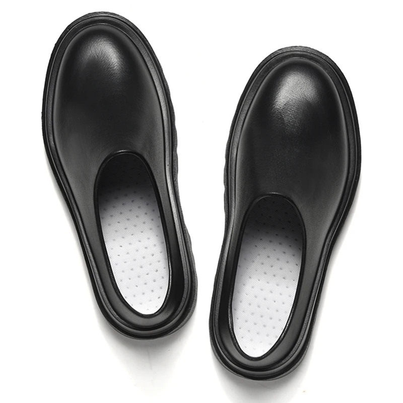 STRONGSHEN Men Chef Shoes Waterproof Oil-proof  EVA Light Fashion Non-slip Resistan Kitchen Shoes Non-slip Working Casual Shoes