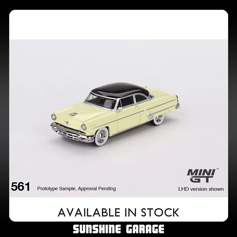 

MINIGT 561 In Stock 1:64 Capri 1954 Premier Yellow Retro Diecast Car Model Toys