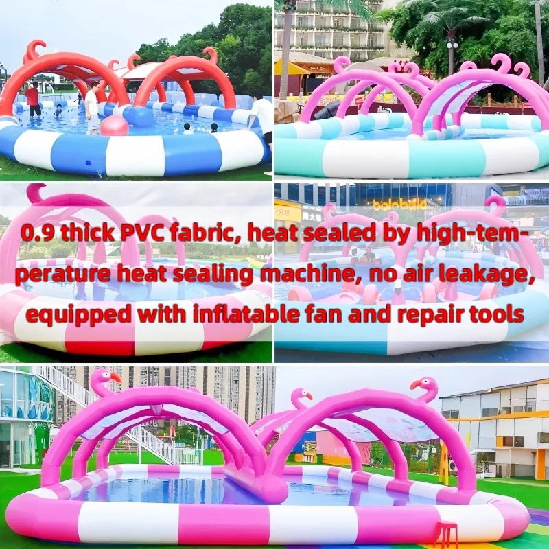 Hot SellingPool with Sunshade for Outdoor Children's Water Amusement Facilities Parent-child Swimming Pool