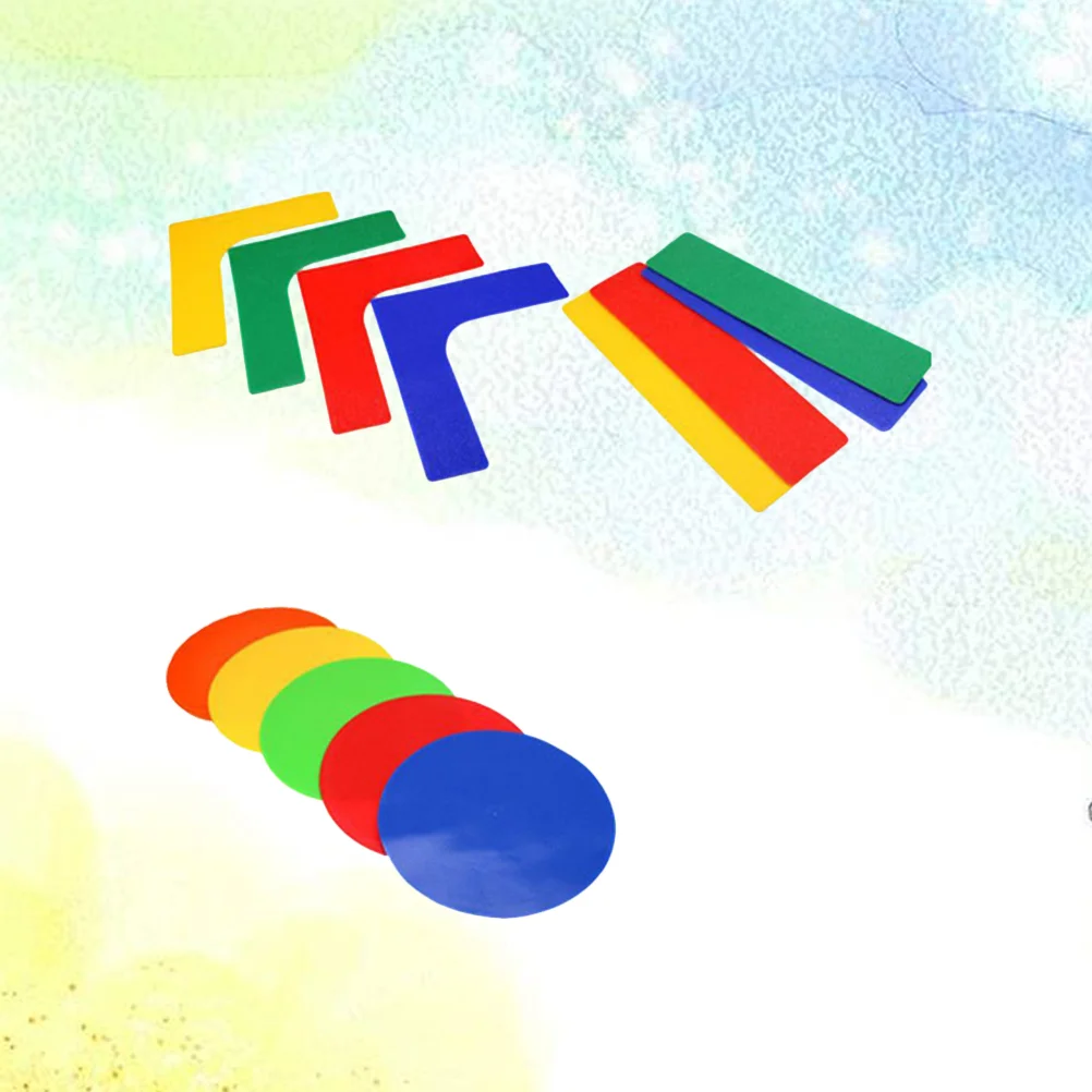 13 Pcs Football Stickers Pickleball Court Marking Kit Tennis Lines Markers Ground Label