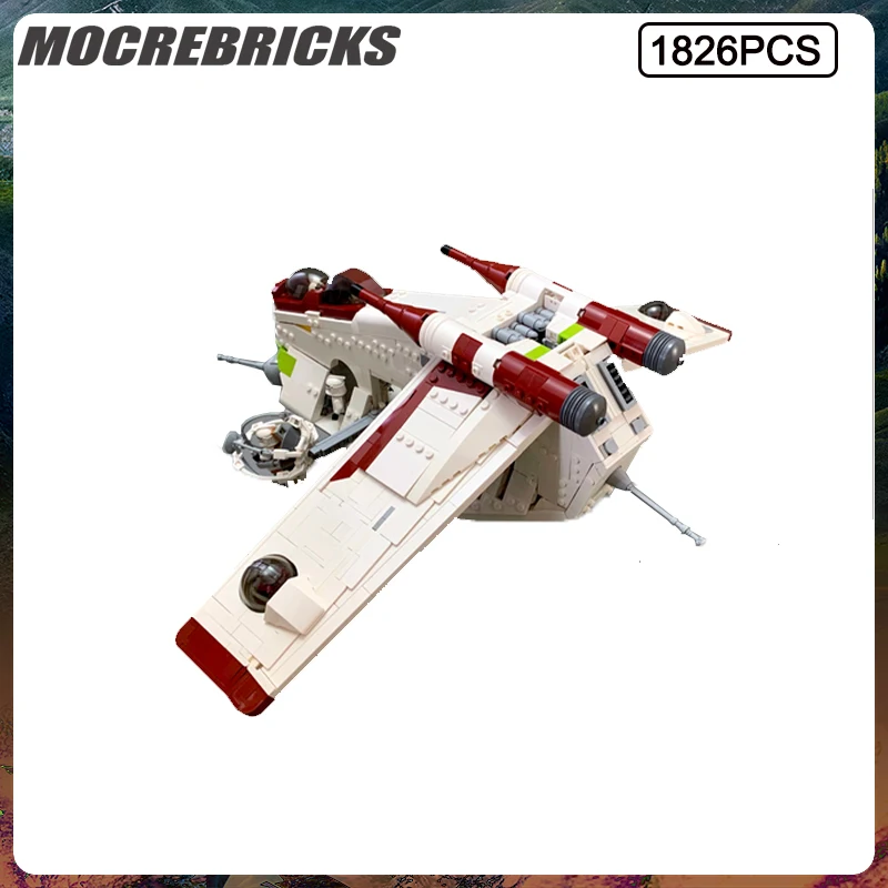 Space Wars Series LAAT/I Warfare Transport Spacecraft MOC Assemble Building Block Model Children's Toys Gifts