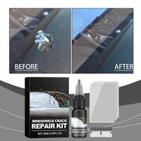 20ml Car Windshield Crack Repair Fluid 20ml Gone Crack Glass Windshield Repair Kit Windscreen Glass Scratch Crack Restore