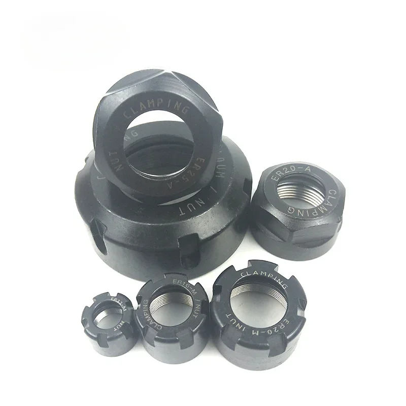 5PCS ER8 ER11 ER16 ER20 ER25 ER32 ER40 A M UM ER16MS ER20MS GER11 GER16 GER20 GER25 GER32 SK10 SK16 Collet Nut Tool Holder Nut