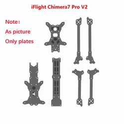 Original iFlight Chimera7 Pro V2 FPV Replacement Parts for Side Panels/middle plate/top plate/bottom plate/arms/screws pack