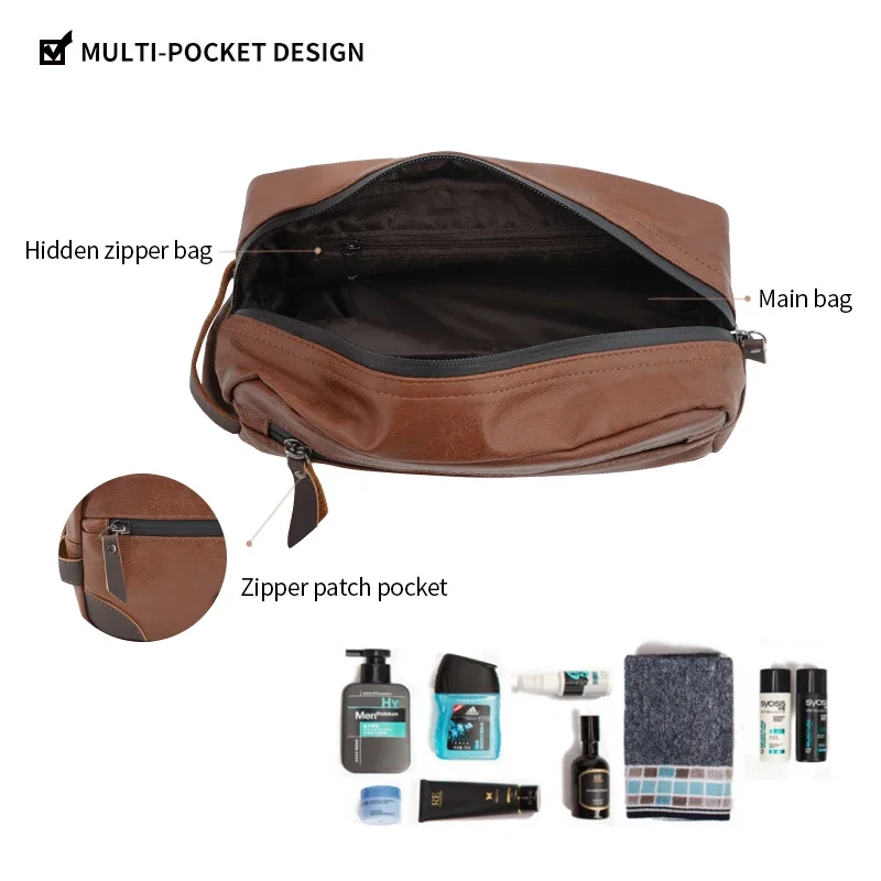 Men Toiletry Bag Dopp Kit Waterproof Travel Portable Large capacity Cosmetic Bag Women Fashion Storage Wash Organizer Makeup Bag