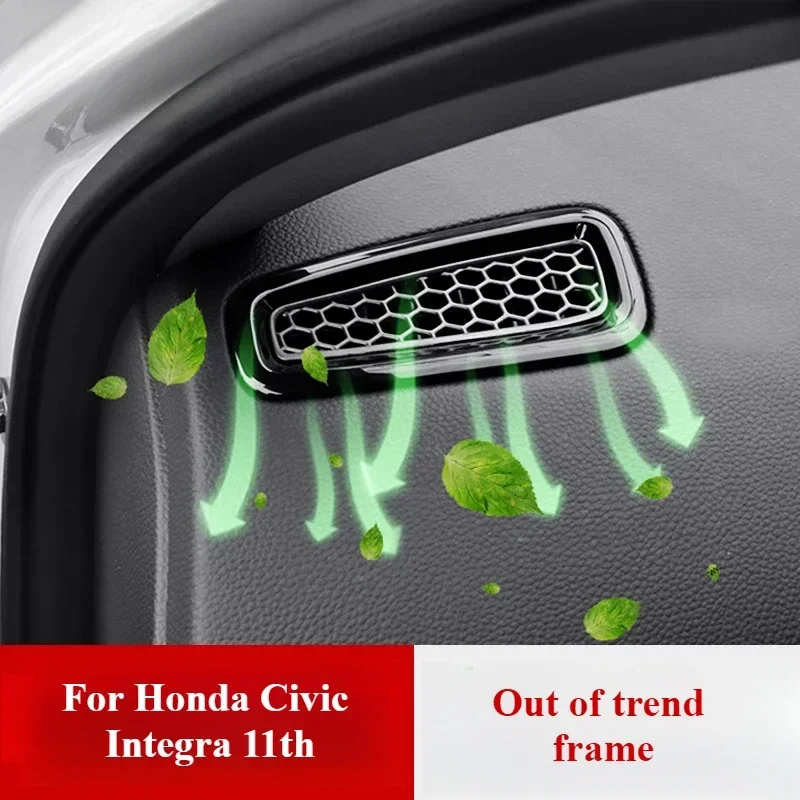 For Honda Civic Integra 11th Decorative Supplies for Air Conditioning Outlet of Central Control Instrument Table Modification
