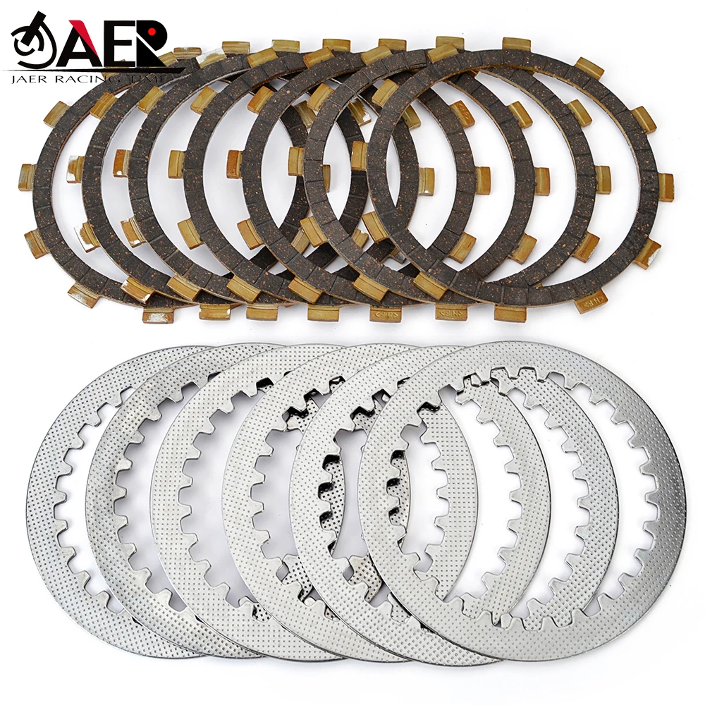 3J2-16324-00 Clutch Friction Disk Plates Kit for Yamaha 5Y1-16331-01 4H7-16325-00 168-16325-00 YFM400 YFM40S Big Bear 400 2WD